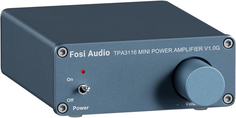 Fosi Audio V1.0G Mini HiFi Verstärker 50W für passive Lautsprecher