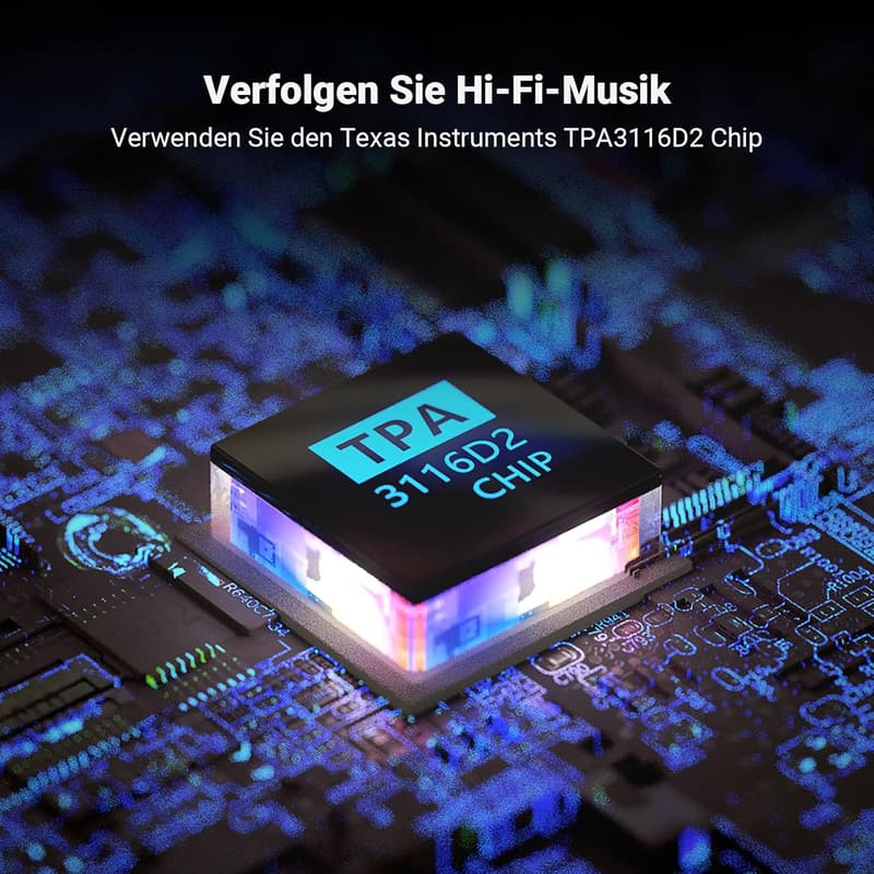 Fosi Audio V1.0G Mini HiFi Verstärker 50W für passive Lautsprecher