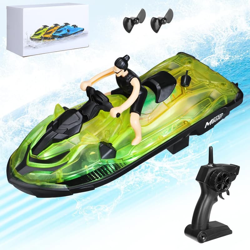 Ferngesteuertes Boot mit LED-Licht für Kinder und Erwachsene