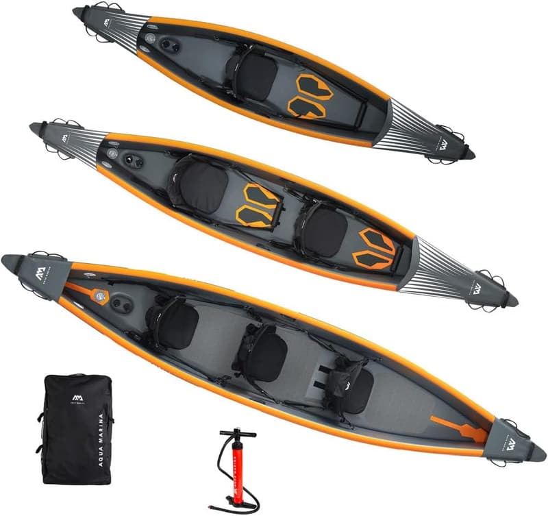 Aufblasbares AM AQUA MARINA Kajak Tomahawk AIR-K 440 aus PVC