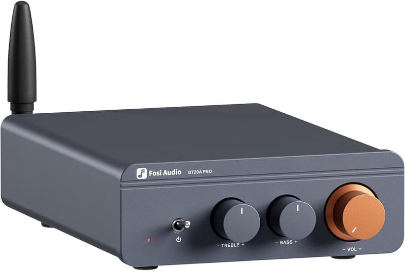Fosi Audio BT20A Pro HiFi Verstärker mit Bluetooth 5.0 und TPA3255 Chip