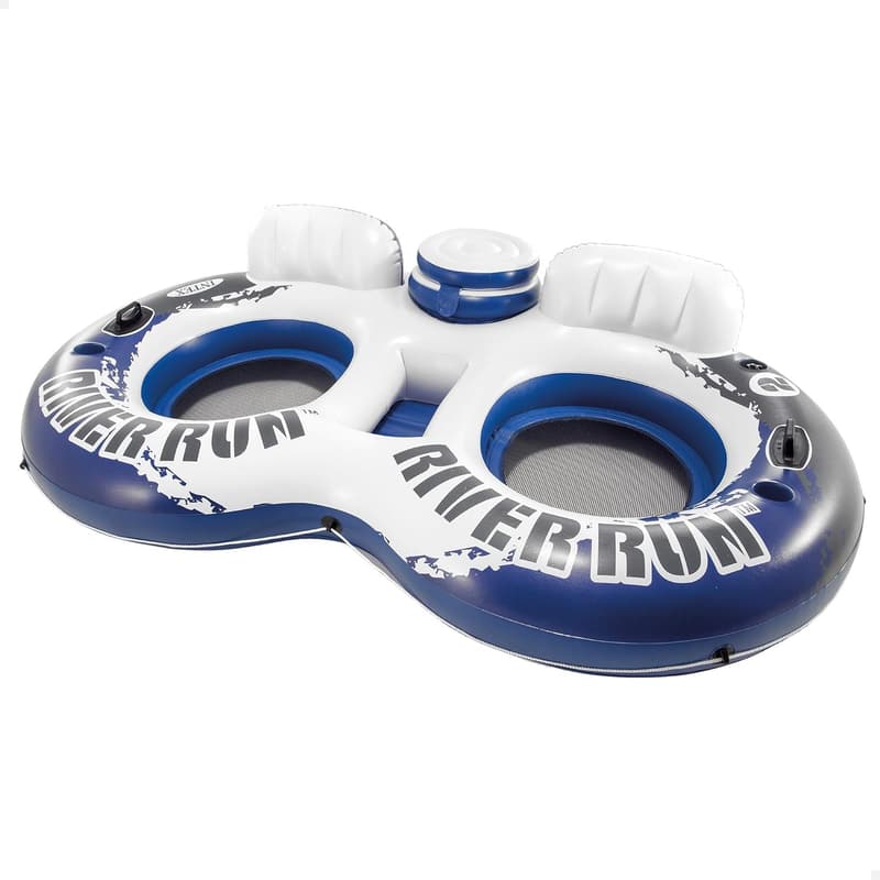 Aufblasbarer Doppel-Schwimmring River Run für den Sommer, Vinyl, 243x157 cm