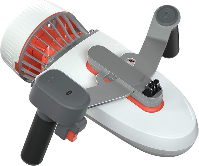 Modularer Unterwasser-Scooter mit Action-Kamera-Halterung für Tauchen und Schnorcheln
