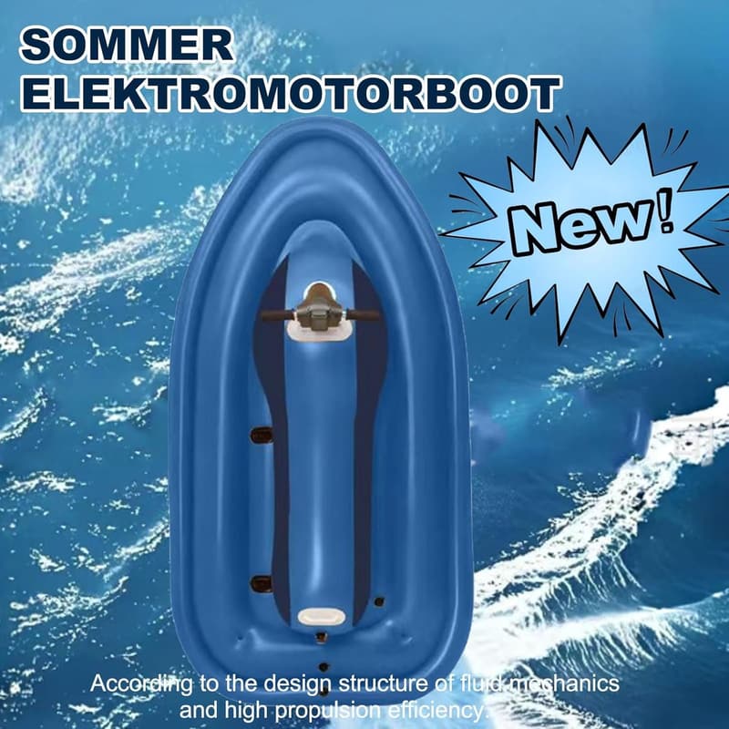 Faltbares 2-in-1 Elektroboot mit 500W Motor und 10000mAh Akku für Erwachsene