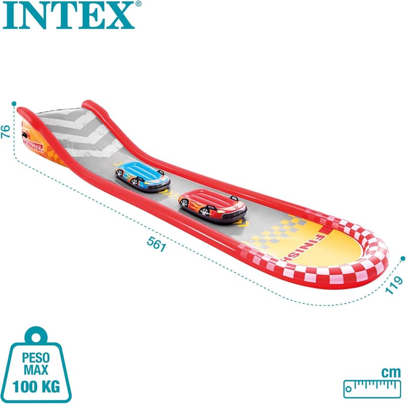 Aufblasbare Rennbahn Intex Mini Piste (561 x 119 x 76 cm)