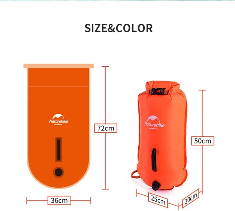 Naturehike 18L Schwimmboje für Triathlon mit verstellbarem Gürtel