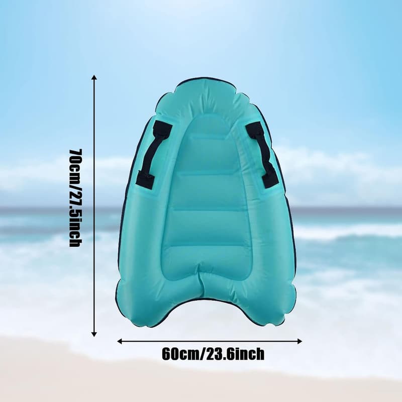 Aufblasbares Bodyboard mit Griffen – Schwimmhilfe für Pool und Strand