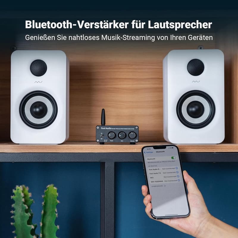 Fosi Audio BT20A Mini Hifi Bluetooth Verstärker 200W mit TPA3116 Chip