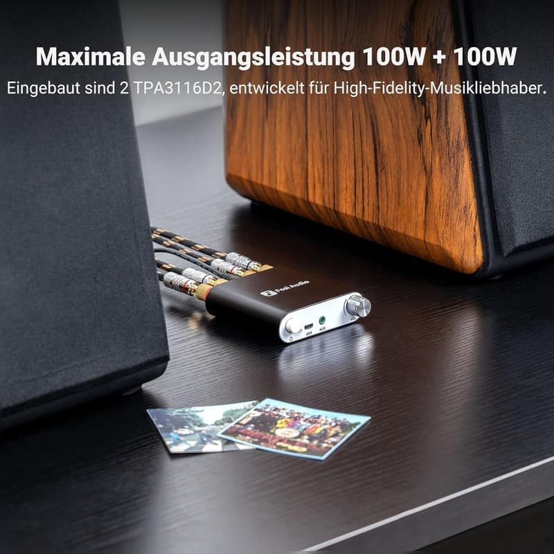 Fosi Audio ZK-1002D Bluetooth Mini HiFi Verstärker 100W×2