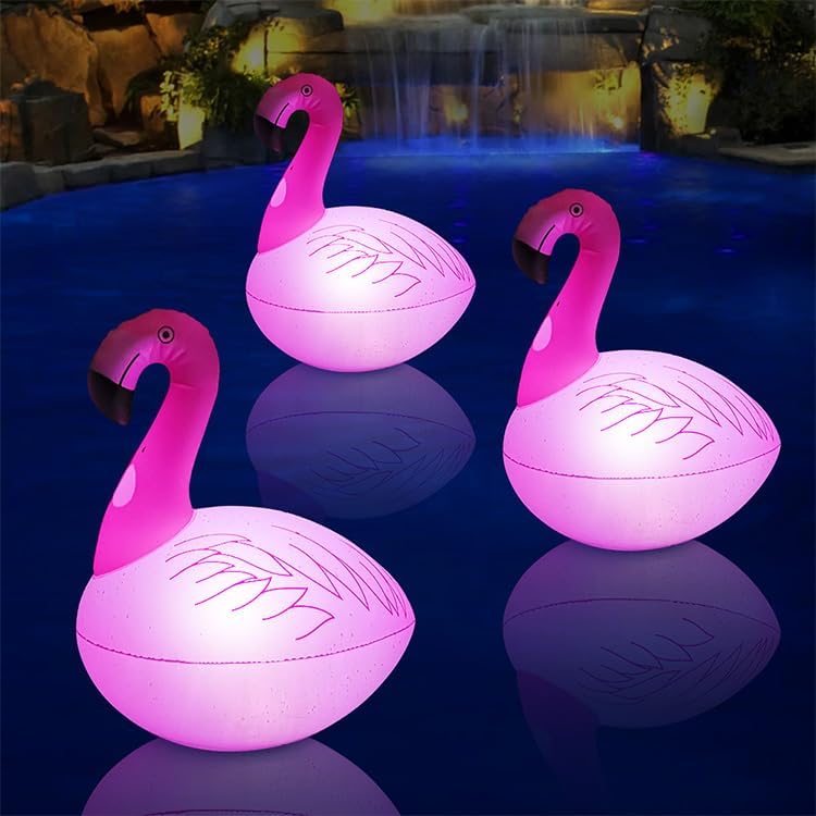 Aufblasbare LED-Solarlampe „Ente“ für Garten & Teich, IP68