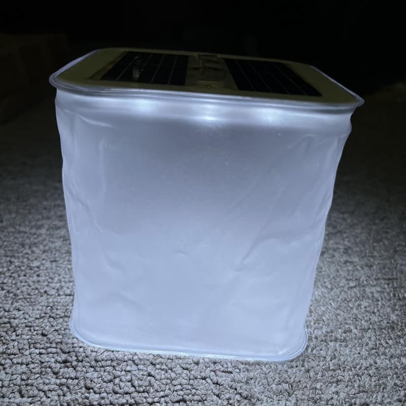Multifunktionale Solar Laterne – Aufblasbare LED Campinglampe