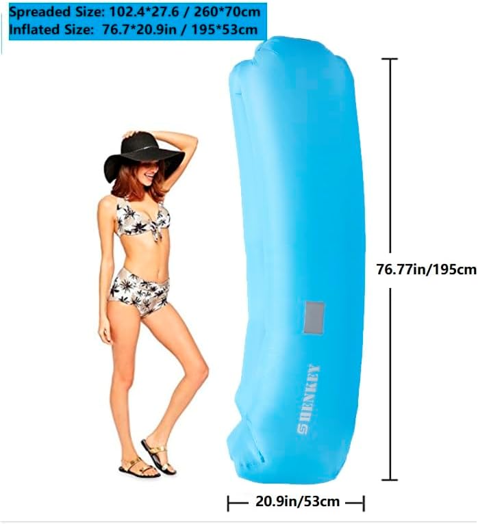 Wasserdichtes aufblasbares Luftsofa für Reisen, Camping und Strandpartys