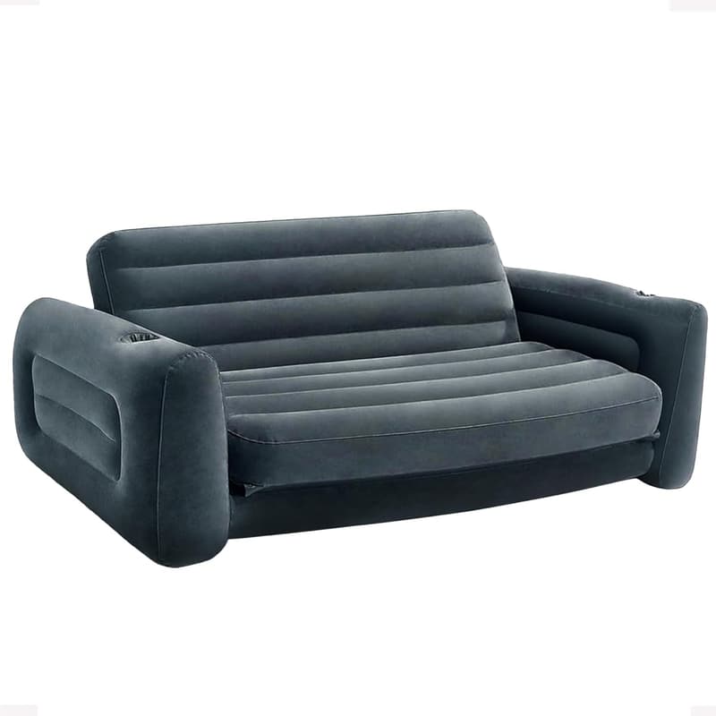 Aufblasbares Bett mit ausziehbarem Stuhl