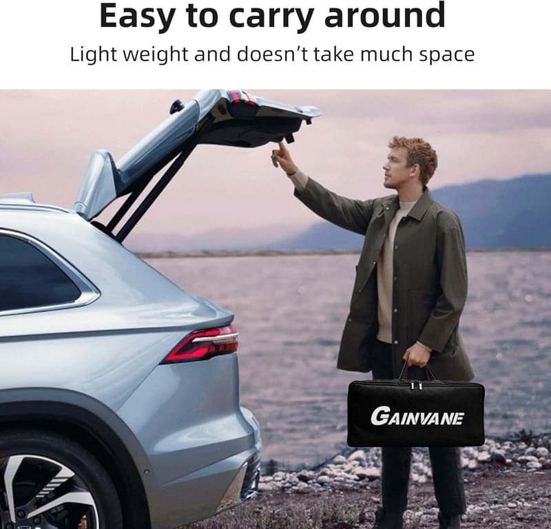 GAINVANE 100 Zoll HD Projektionsleinwand für drinnen und draußen