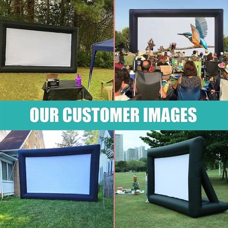 Aufblasbare Projektor-Leinwand 200 Zoll für Filmabende im Freien