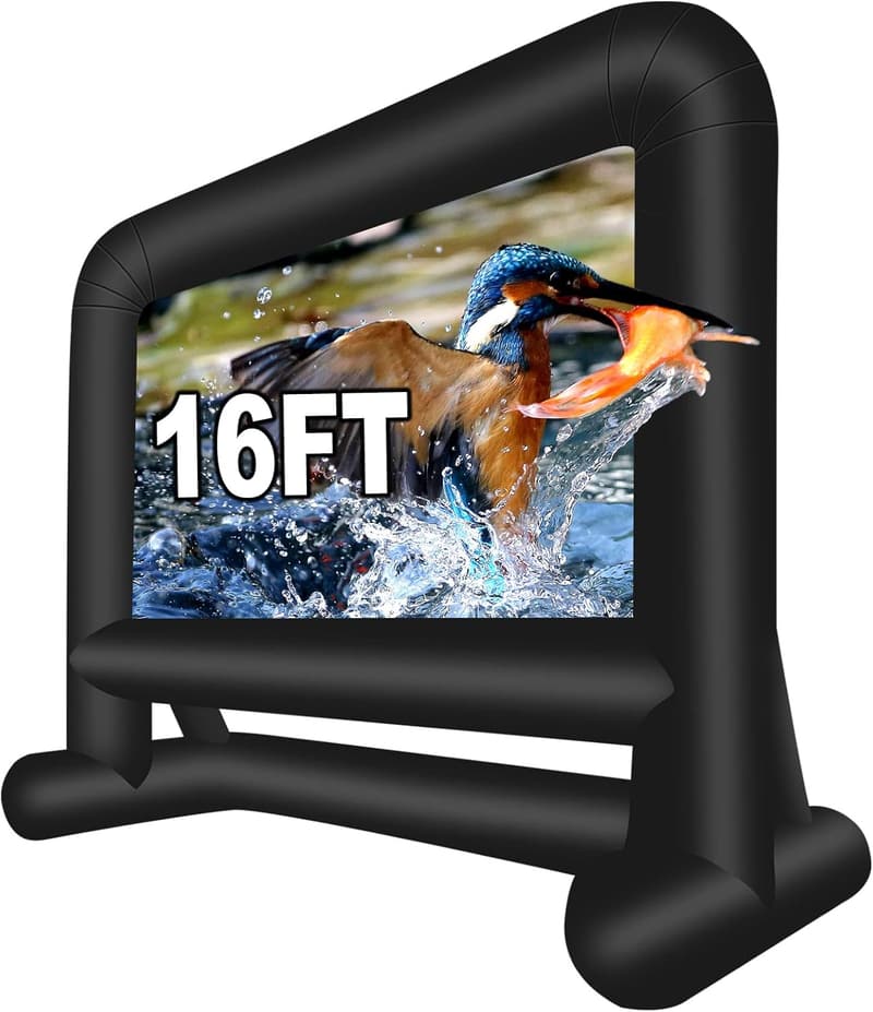 Aufblasbare Beamer-Leinwand 16ft für Heimkino