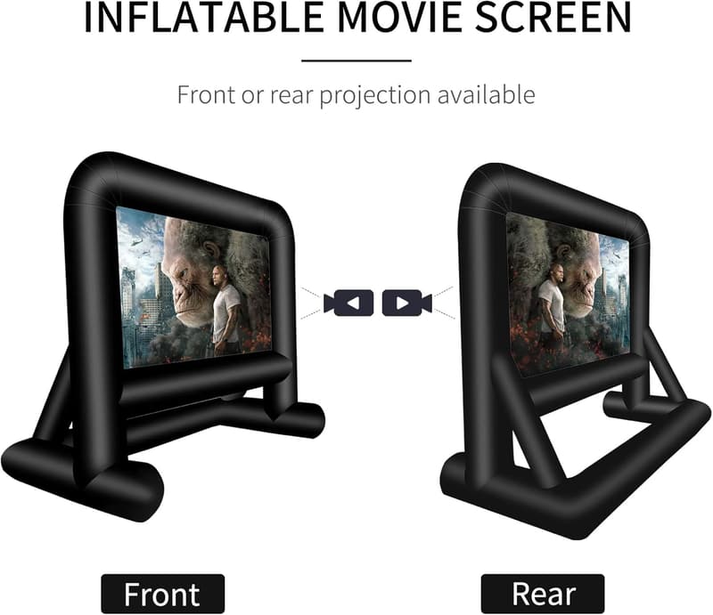 Aufblasbare Beamer-Leinwand 16ft für Heimkino