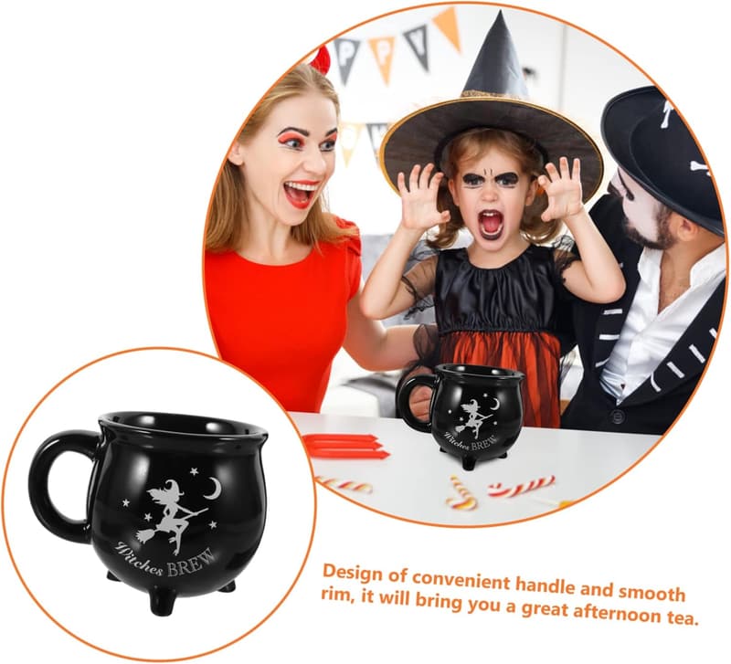 2er-Set Hexenbecher für Halloween – Gruselige Trinkgefäße