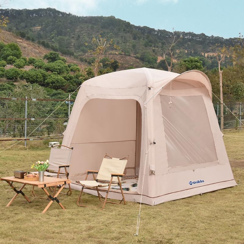 Unikka Luftzelt für Camping mit Wasserdichtem Tunnel und Schnellaufbau