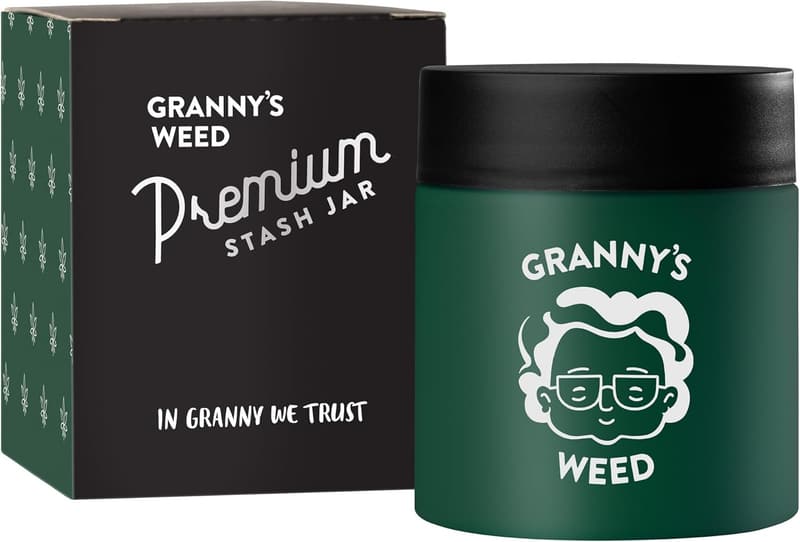 Premium Kräuterglas mit Kindersicherung | 120 ml, geruchsdicht, UV-Schutz