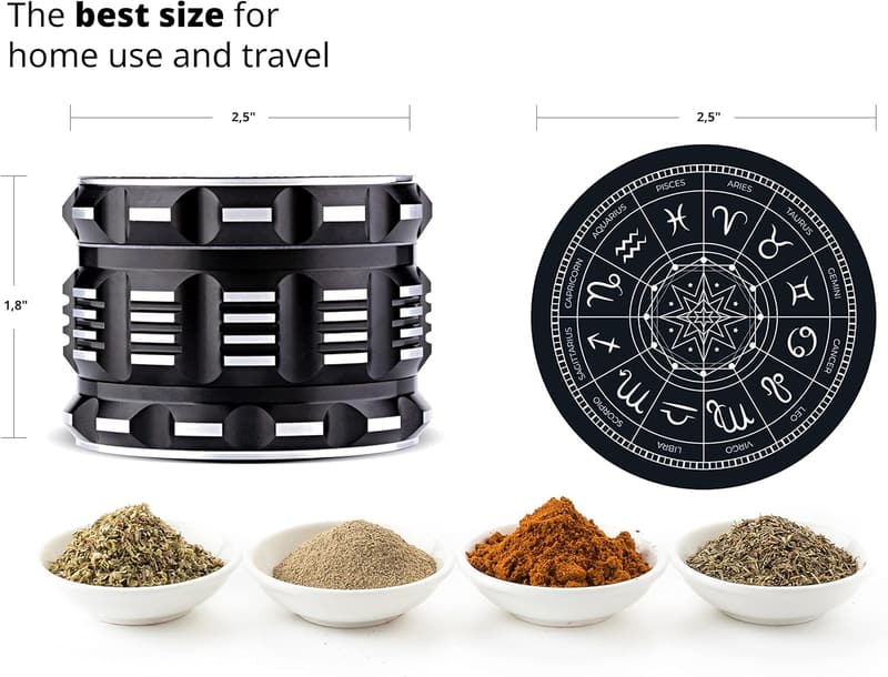 Geruchsdichte Stash Box Combo mit Grinder und Rolling Tray