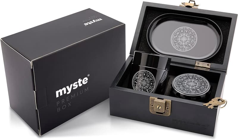 Geruchsdichte Stash Box Combo mit Grinder und Rolling Tray