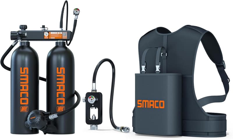 Tragbare 4L Tauchflasche für Flachwassertauchen – 30–45 Min. Atem