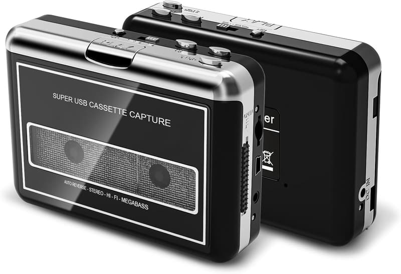Kassettenspieler Konverter für MP3, tragbar mit 3,5 mm Anschluss