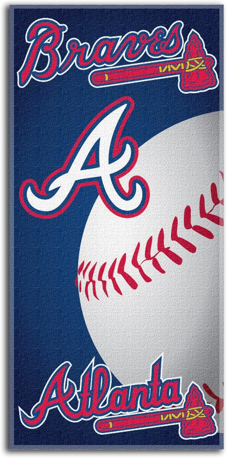 Atlanta Braves Strandtuch – 71 x 147 cm Emblem Design