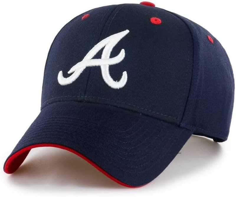 Atlanta Braves Cap - Verstellbare Marineblaue Mütze, Einheitsgröße