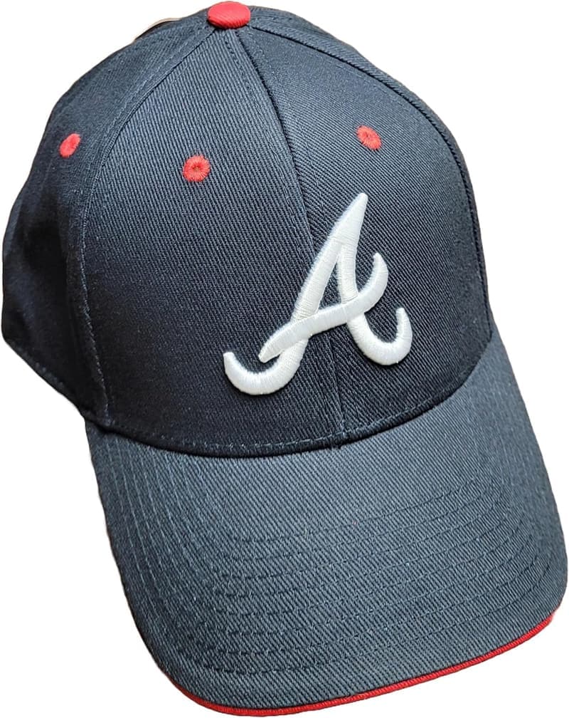 Atlanta Braves Cap - Verstellbare Marineblaue Mütze, Einheitsgröße