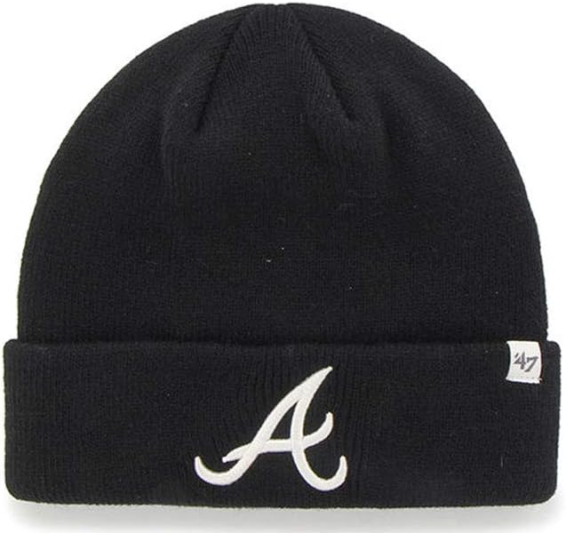 Atlanta Braves Baseball Mütze mit hochgestelltem Bündchen - MLB