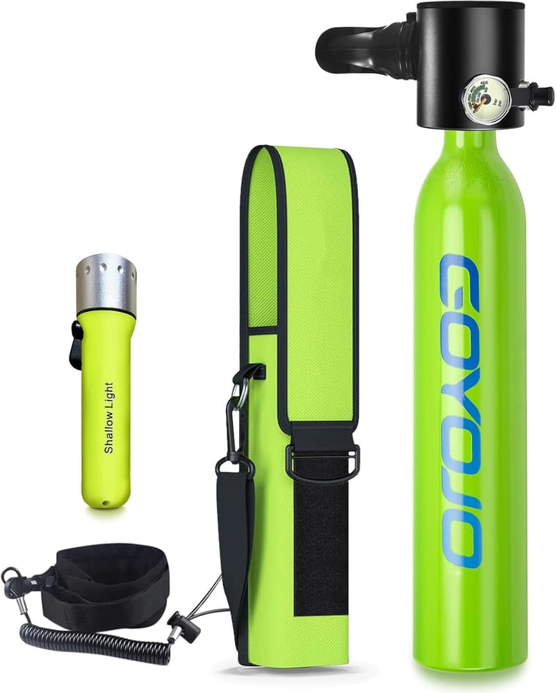 Tragbarer Mini-Tauchtank 0,5 l - 3000 PSI für Unterwasser-Training