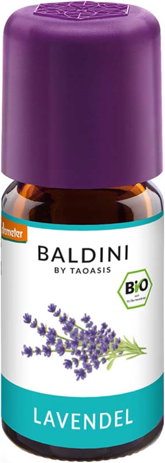 Baldini Bio Lavendel Öl 10ml - 100% rein, vegan für Speisen & Aroma Diffuser