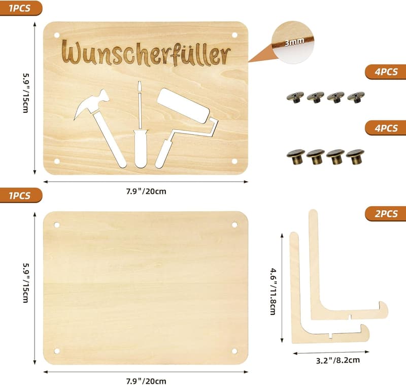 Lustiges Werkzeug-Geschenk für Männer - Handwerker-Geburtstagskarte