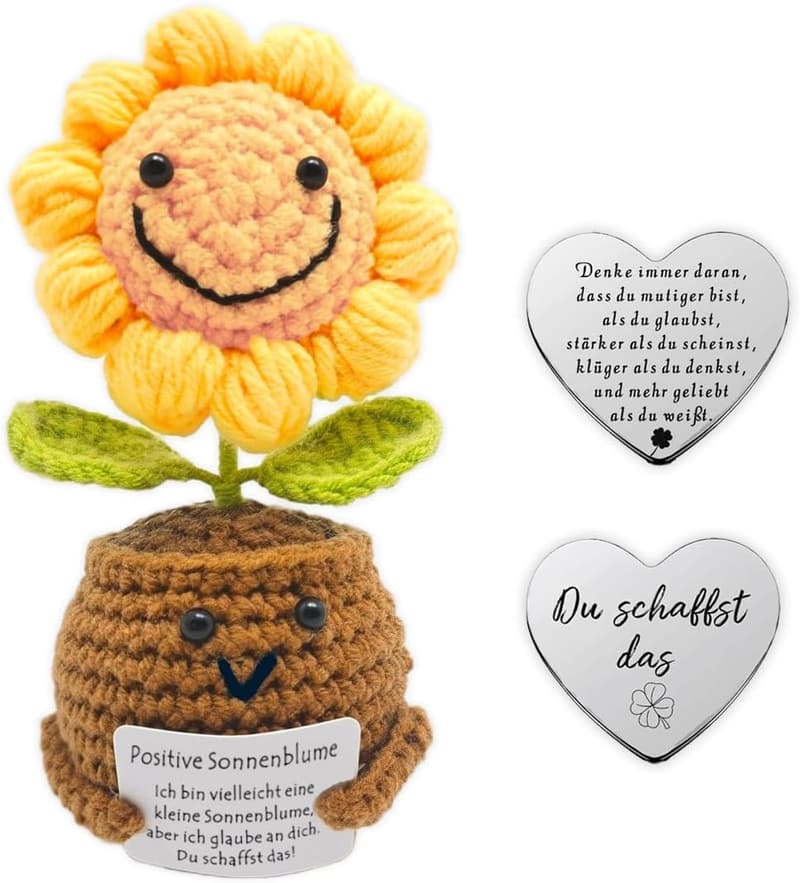 Sonnenblume Hug für Gute Besserung – Positive Geschenke