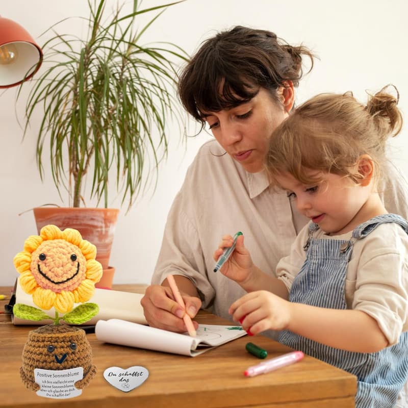 Sonnenblume Hug für Gute Besserung – Positive Geschenke