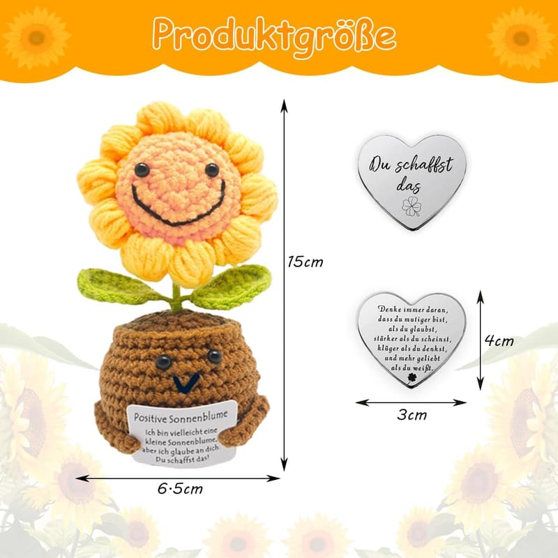 Sonnenblume Hug für Gute Besserung – Positive Geschenke