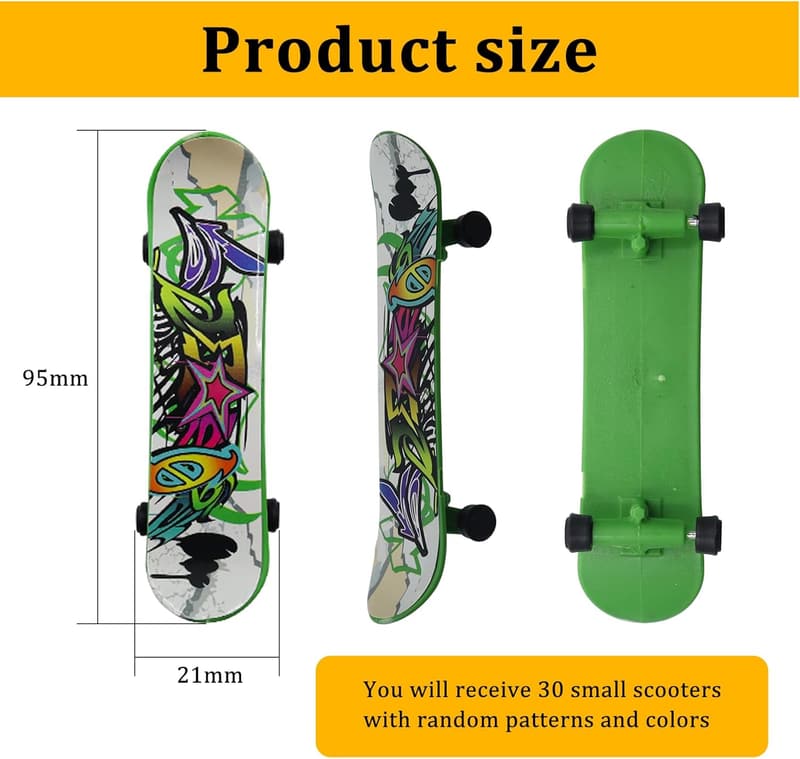 Finger Skateboard Set – 30 Mini Fingerboards für Kindergeburtstage