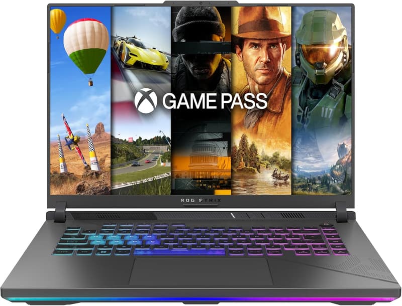 ASUS ROG Strix G16 Gaming Laptop mit Intel i9, 16 GB RAM, 1 TB SSD, RTX 4070