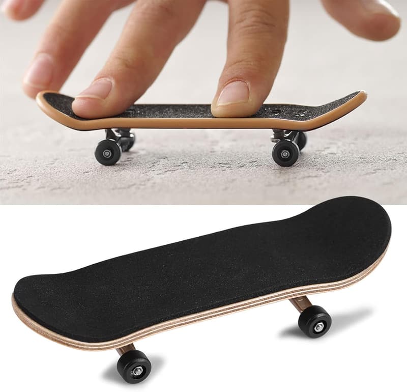 Fingerboard Skateboard Set aus Holz – professionelles Spielzeug für Kindergeburtstag
