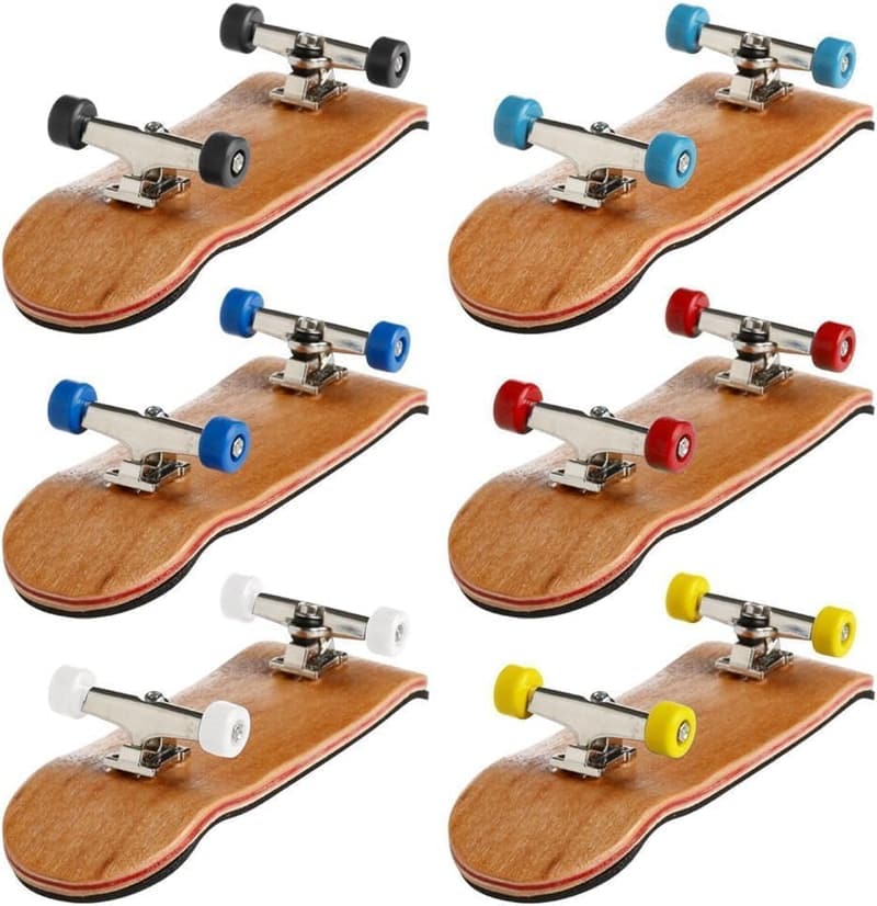 Fingerboard Skateboard Set aus Holz – professionelles Spielzeug für Kindergeburtstag