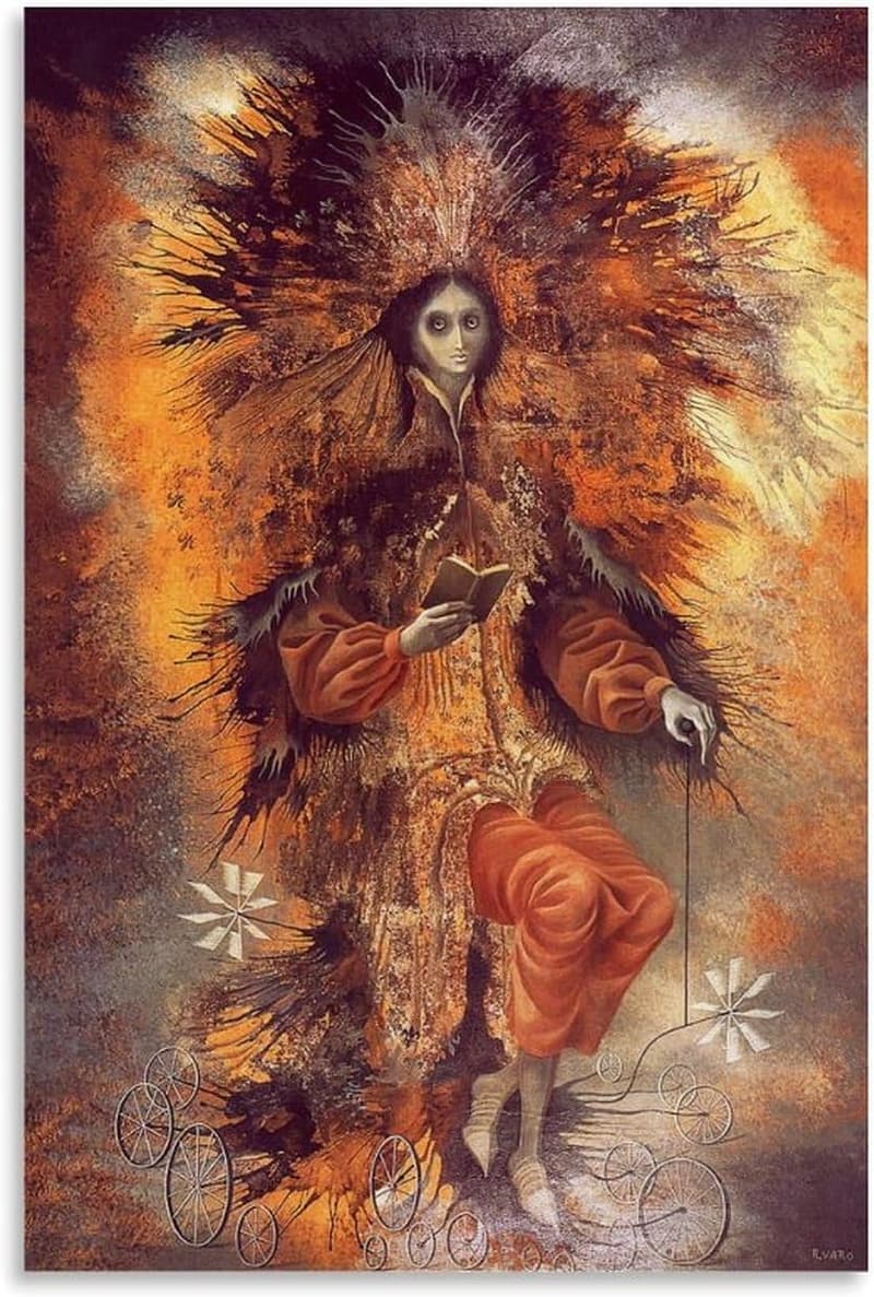 Remedios Varo Poster „Cazadora De Astros“ – Wandkunst 20 x 30 cm