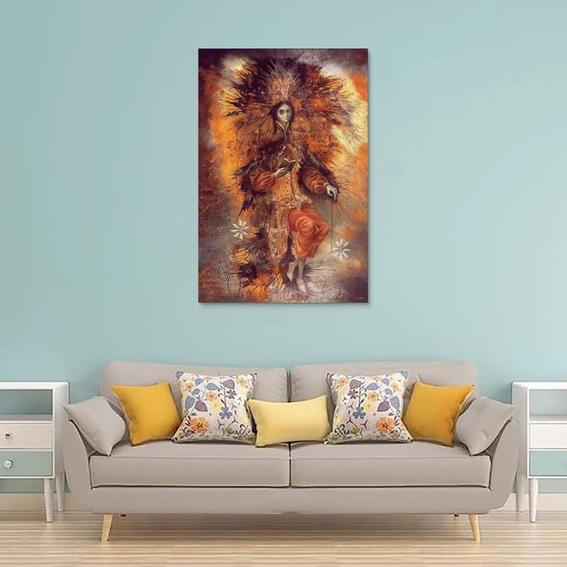 Remedios Varo Poster „Cazadora De Astros“ – Wandkunst 20 x 30 cm