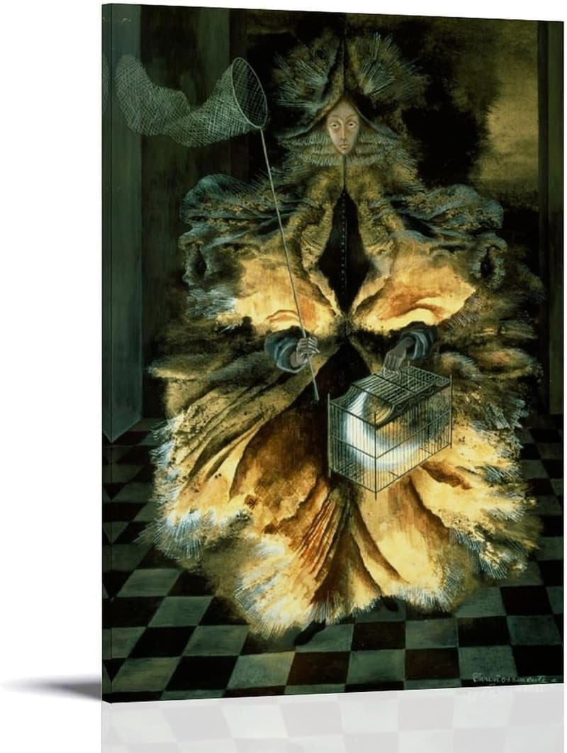 Remedios Varo Kunstdruck „Cazadora De Astros“ 40 x 60 cm für Familienzimmer
