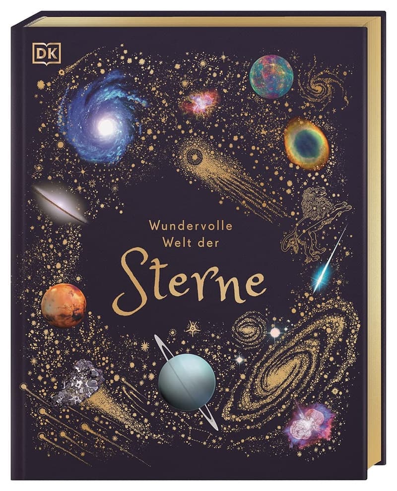 Weltall-Bilderbuch für die ganze Familie - mit Goldschnitt und Lesebändchen, ab 8 Έτη