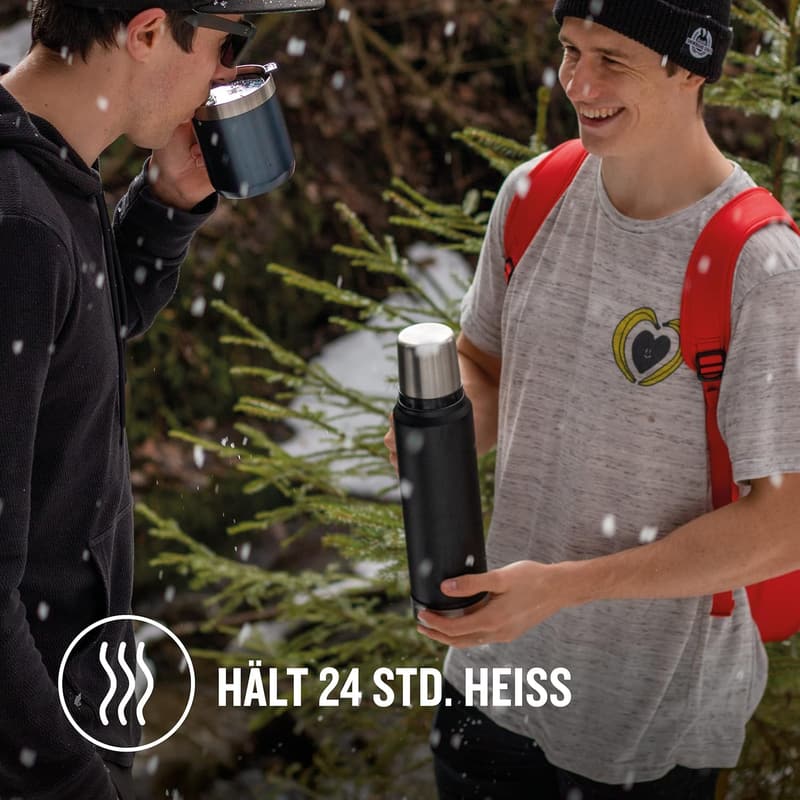Stanley Thermosflasche 1L – Edelstahl, BPA-frei, hält 24h heiß/kalt