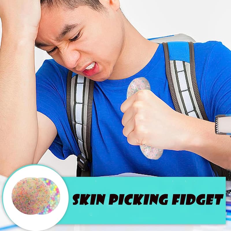 Skin Picking Fidget Pad – Sensory Spielzeug für Kinder gegen Stress