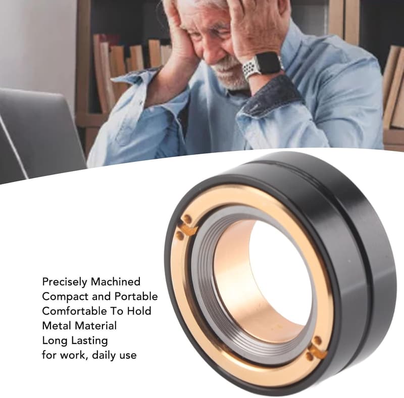 Tragbare Metall-Magnetringe für Stressabbau und Spielspaß
