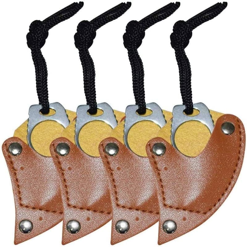 ProLeo Outdoor Klauenmesser Set – 4 scharfe Edelstahlmesser für Survival